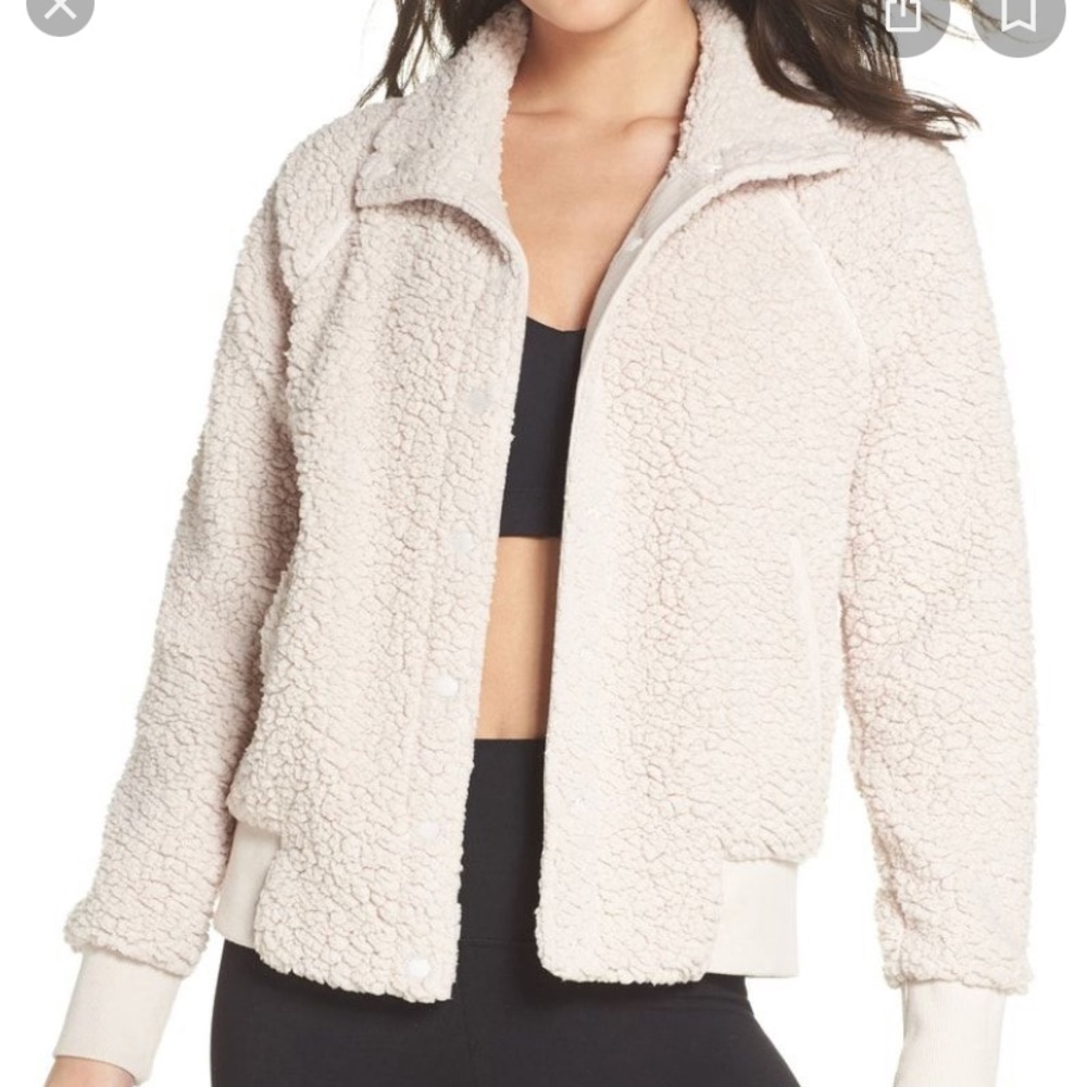 Zella cozy up bomber jacket